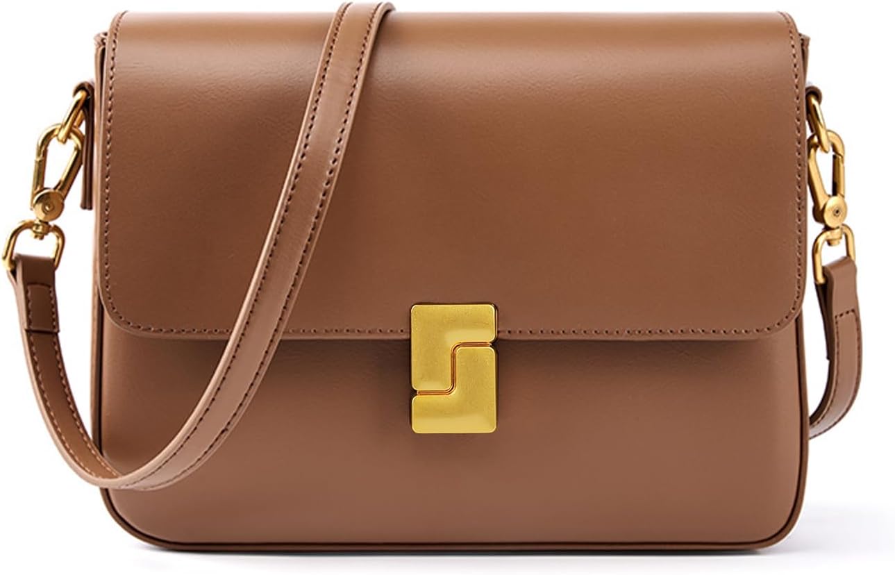 Thumbnail 6 de MoreFarther Sacs à bandoulière pour femmes - cuir véritable, design élégant et pratique