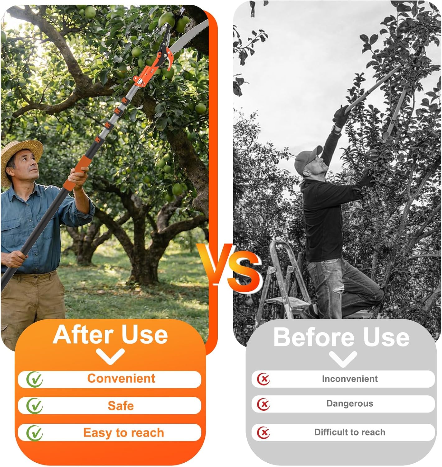 Thumbnail 4 de LAANPOLE 6m Telescopic Tree Pruner & Lopper