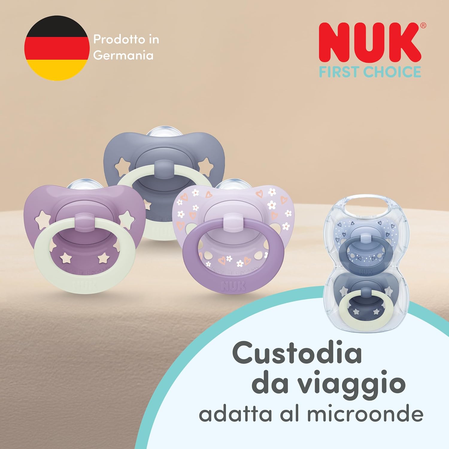 Thumbnail 6 de NUK First Choice Classic 6-18 mesi ciuccio blu