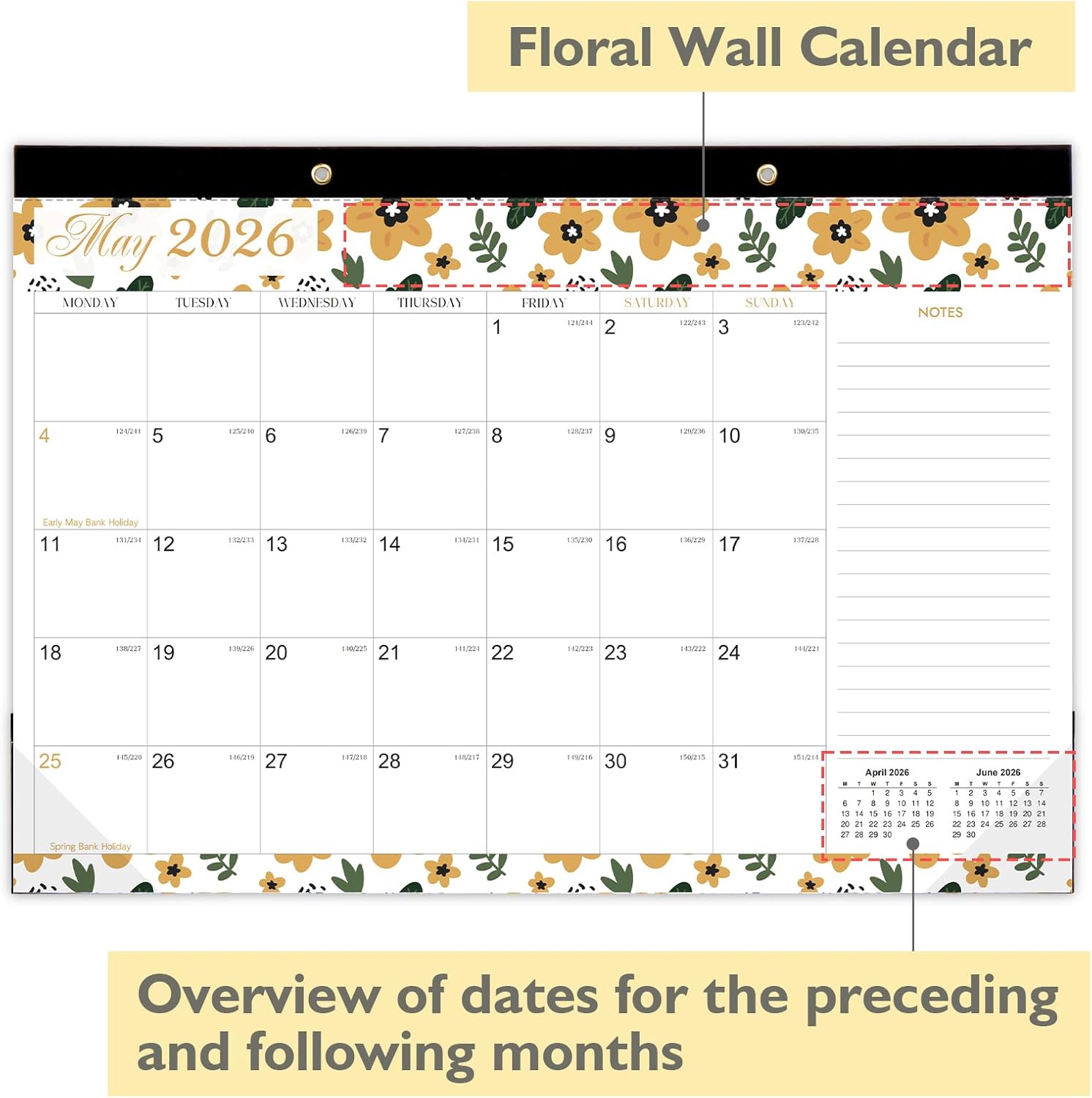 Detalle de Comix Lage Wall Calendar 2026 planner