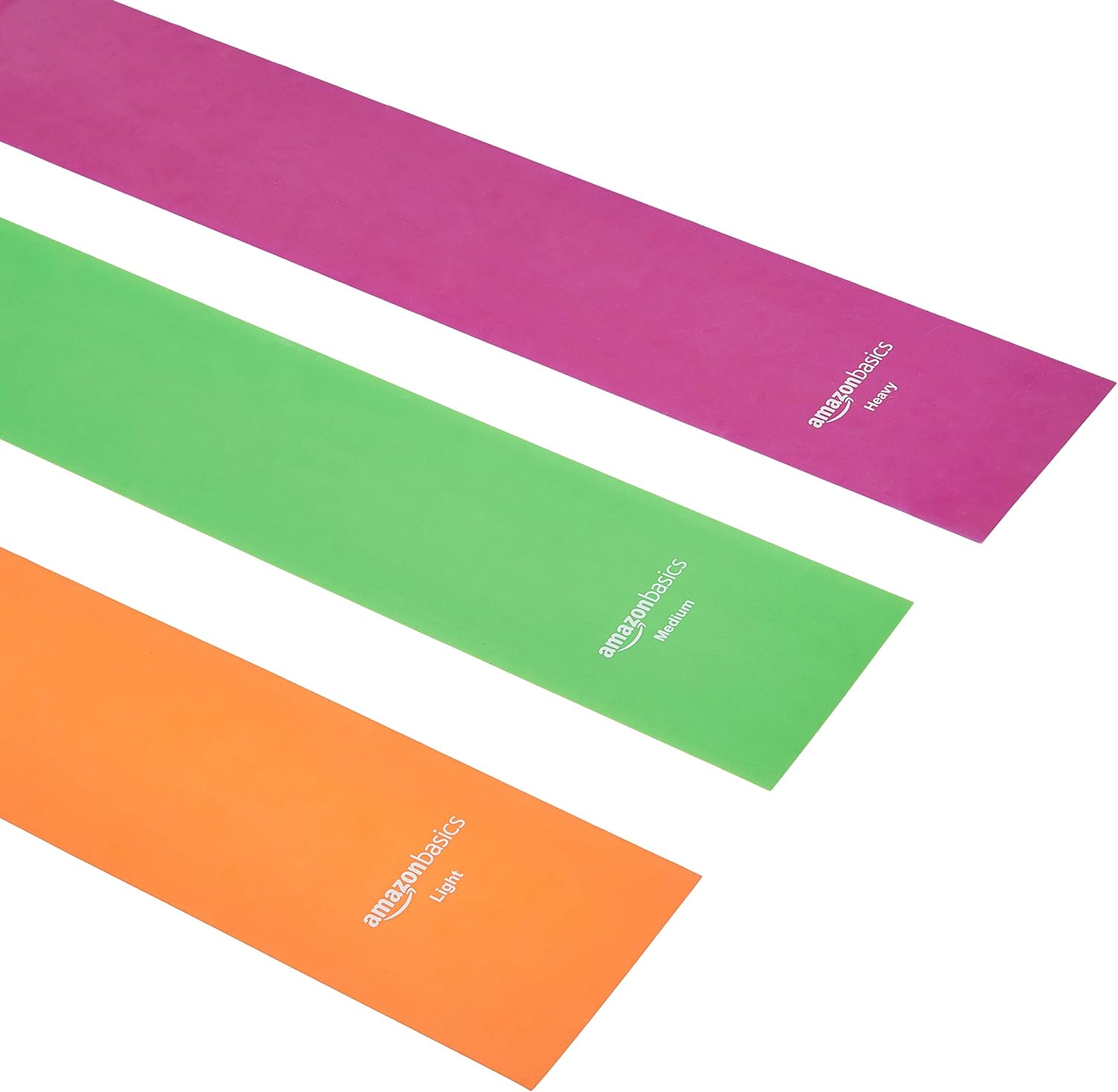 Thumbnail 1 de Set da 3 fasce elastiche di resistenza in TPE Amazon Basics, 1500 mm (multicolore)