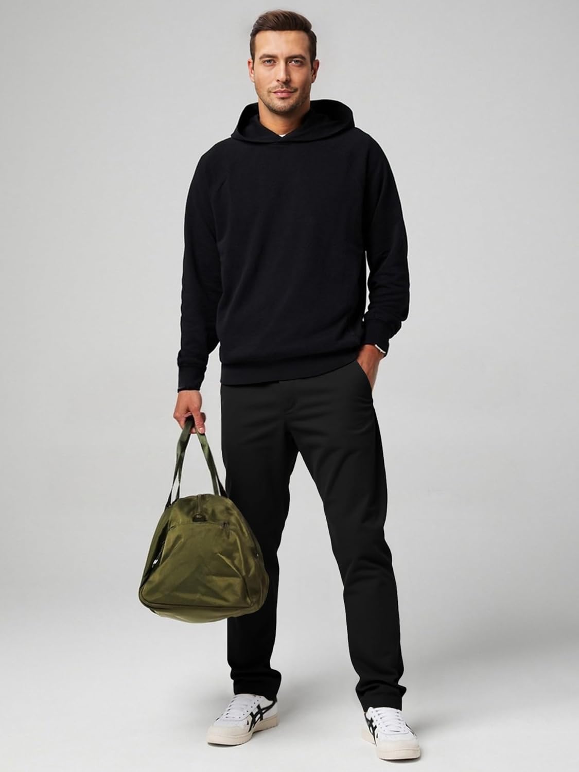 Thumbnail 2 de JMIERR Chino Pants Slim Fit 98% Cotton