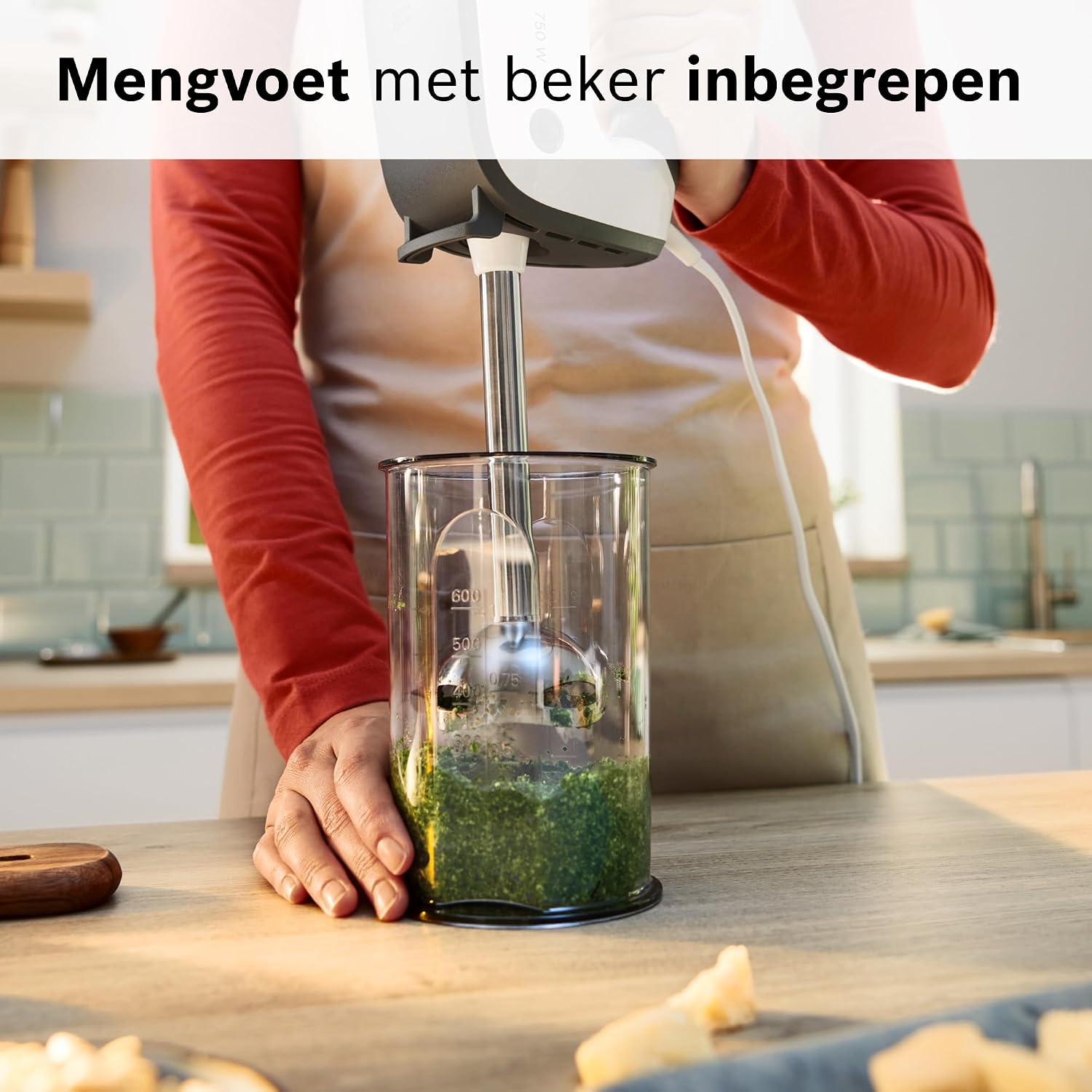Thumbnail 4 de Bosch ErgoMixx MFQ37470 handmixer 750 W met 5 snelheden en accessoires