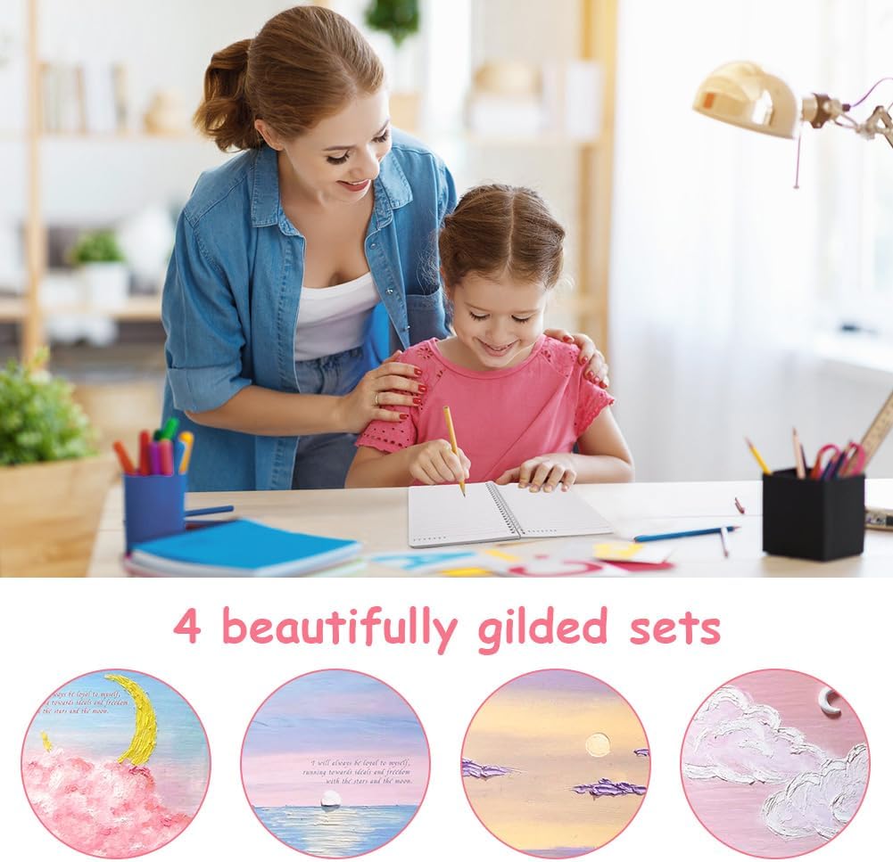 Thumbnail 6 de OFFCUP lot de 4 carnets A5 à spirales (120 pages, papier ligné)