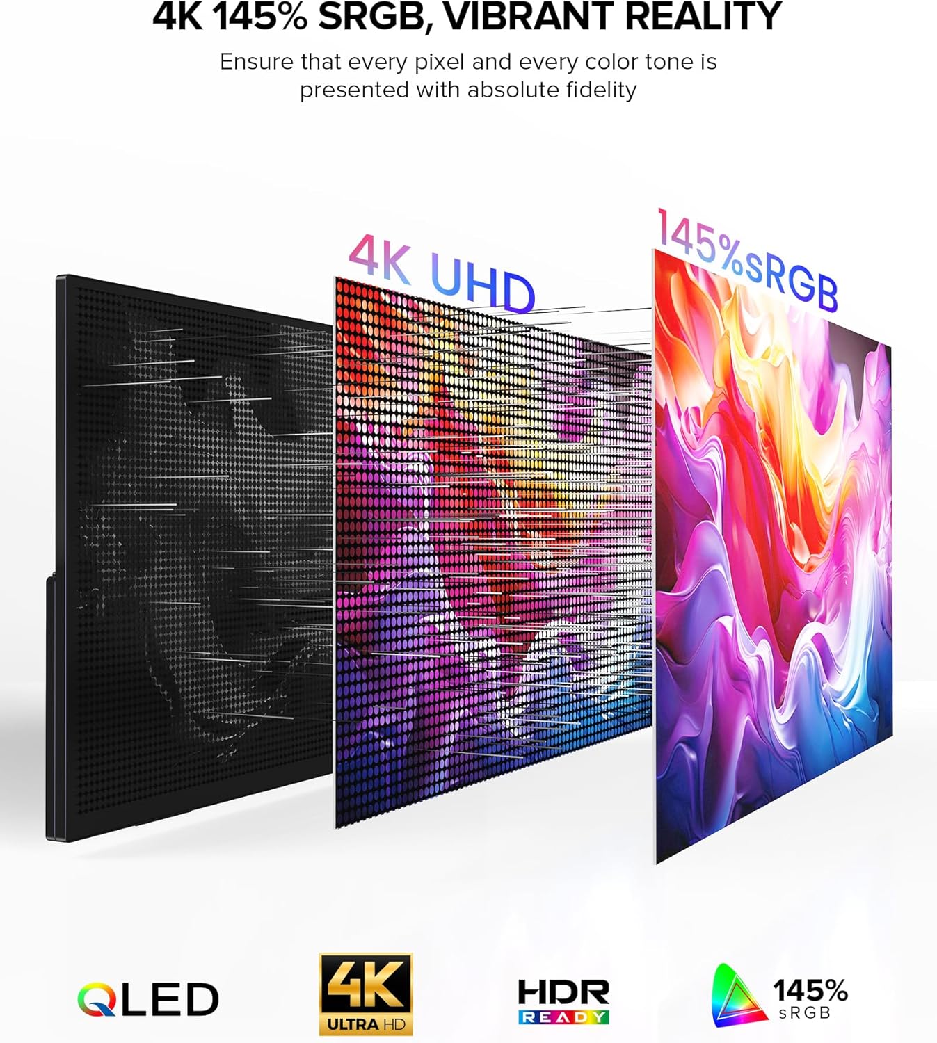Detalle de UPERFECT 18.5-inch 4K Portable Monitor with QLED Color, 60Hz