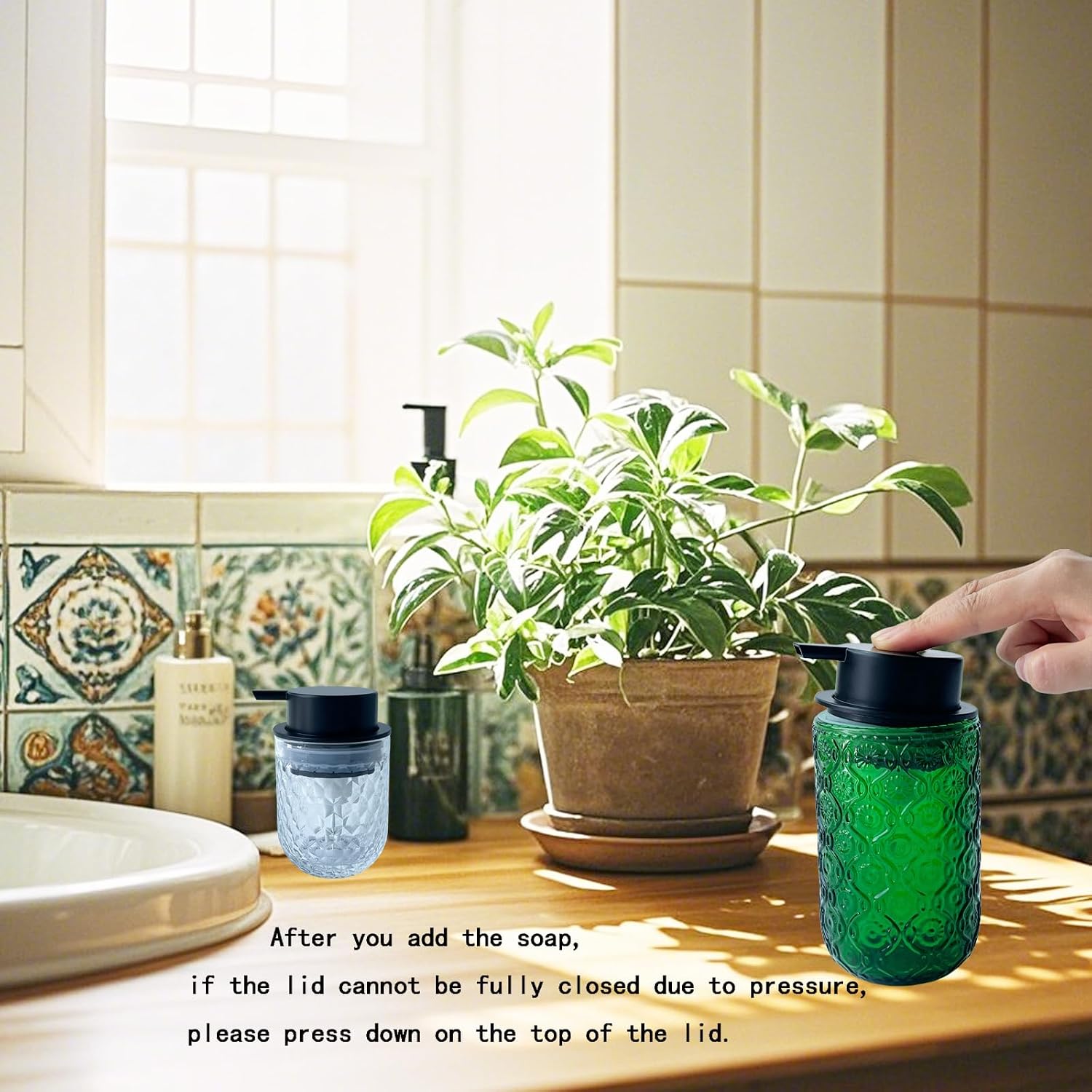 Detalle de Birugen Foaming Hand Soap Dispenser, 13.5 oz