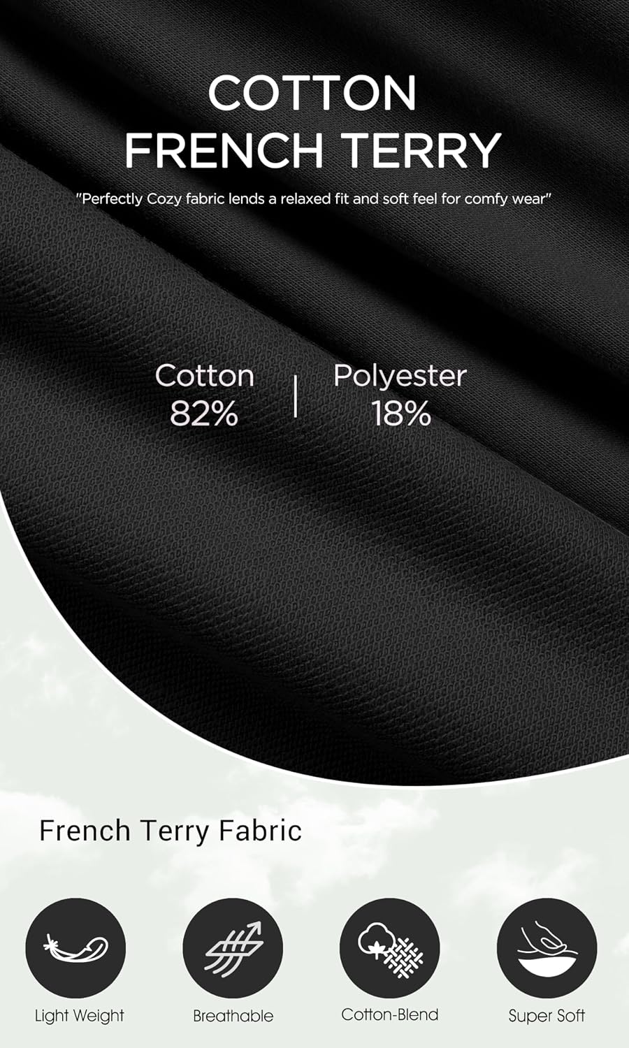 Thumbnail 6 de ODODOS Women’s Sweat Shorts with Pockets (Cotton French Terry Drawstring)