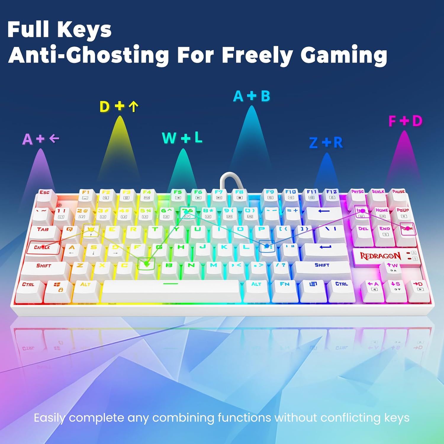 Thumbnail 4 de Redragon K552P Mechanical TKL Keyboard 87-Key ⌨