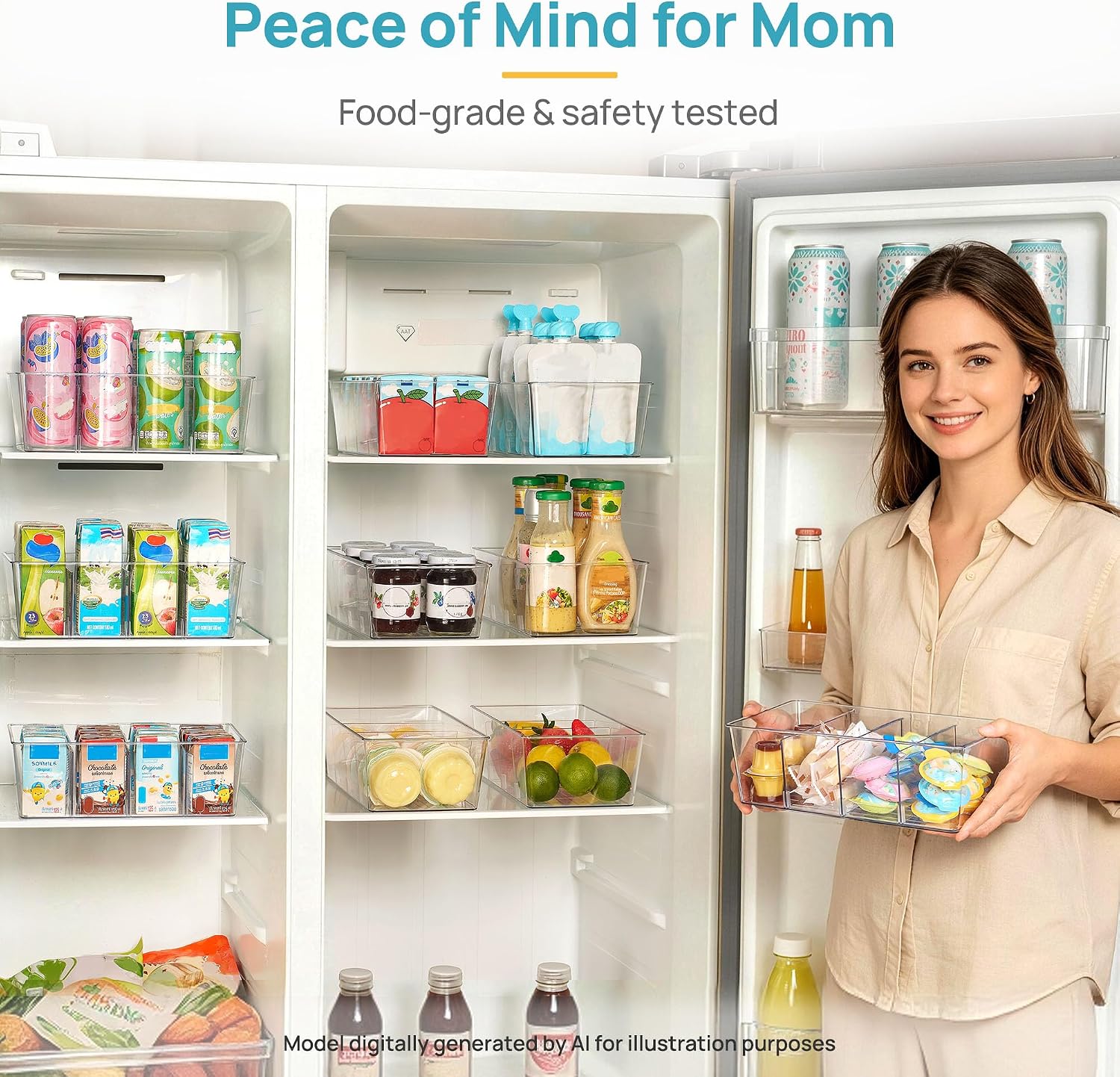 Thumbnail 6 de Vtopmart 8-Pack Food Storage Organizer Bins