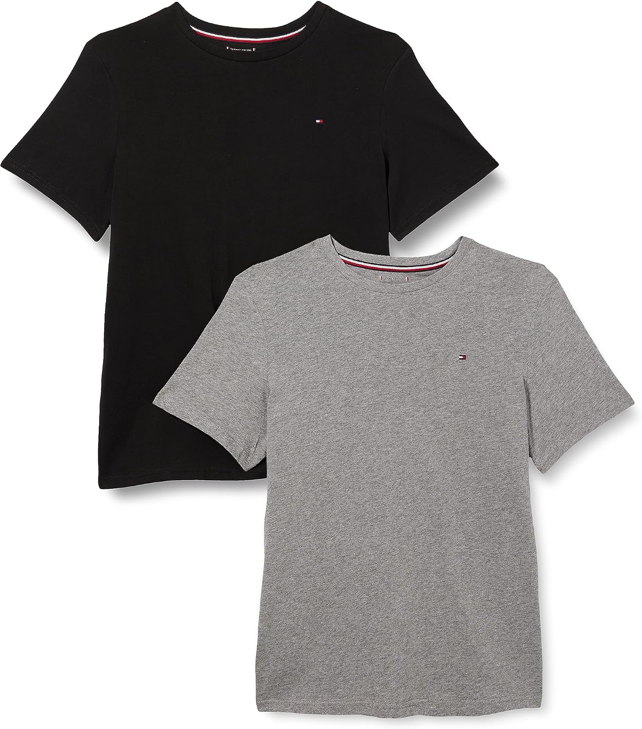 Thumbnail 6 de Tommy Hilfiger Jungen 2er Pack T-Shirts Kurzarm Rundhalsausschnitt Blau (Desert Sky/White), Größe 14-16 Jahre