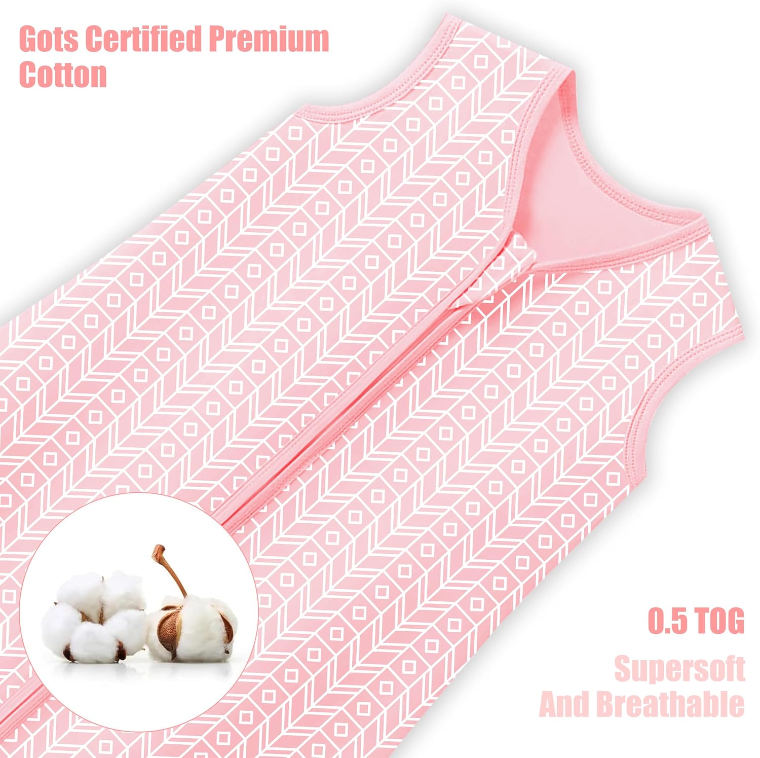 Thumbnail 1 de SWEET DOLPHIN Cotton Baby Sleep Sack