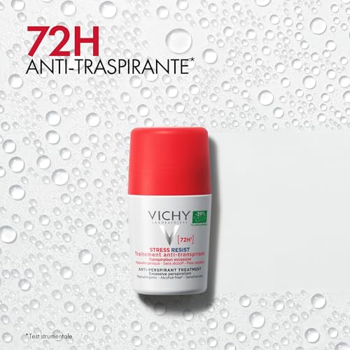 Detalle de Vichy Dermo-Tolerance Deodorante Roll-On: protezione antitraspirante intensa per tutti i tipi di pelle