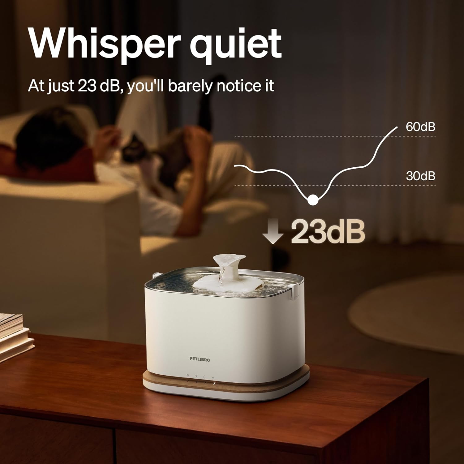 Thumbnail 6 de PETLIBRO Dockstream 2 Cordless Smart Pet Fountain (3L, 5200mAh) – White, Fountain-3L