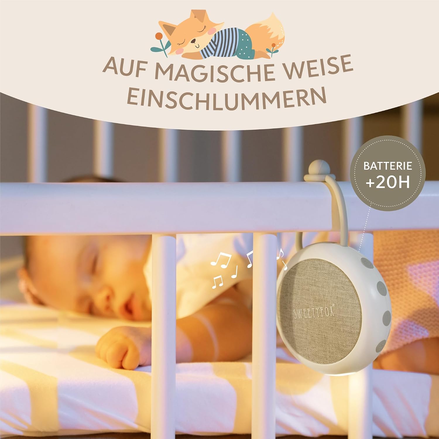 Thumbnail 2 de Sweety Fox White Noise Machine Baby Einschlafhilfe