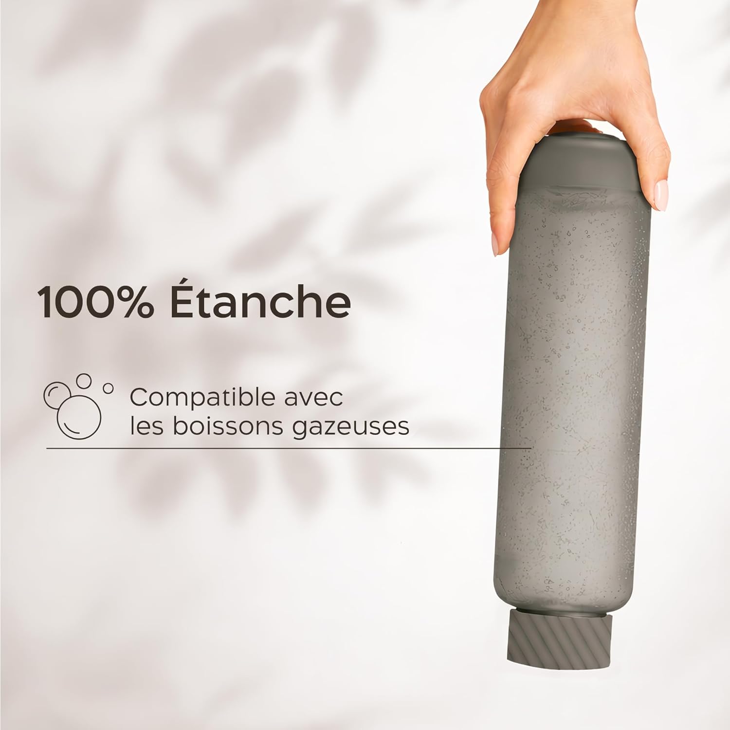 Thumbnail 4 de Twinzee Gourde 1L – Gourde sport anti-fuite, sans BPA, Tritan, 1 litre, taupe
