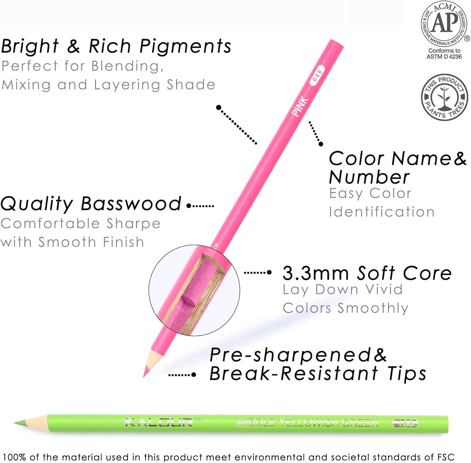Thumbnail 1 de KALOUR Buntstift-Set 180 Farben 🎨