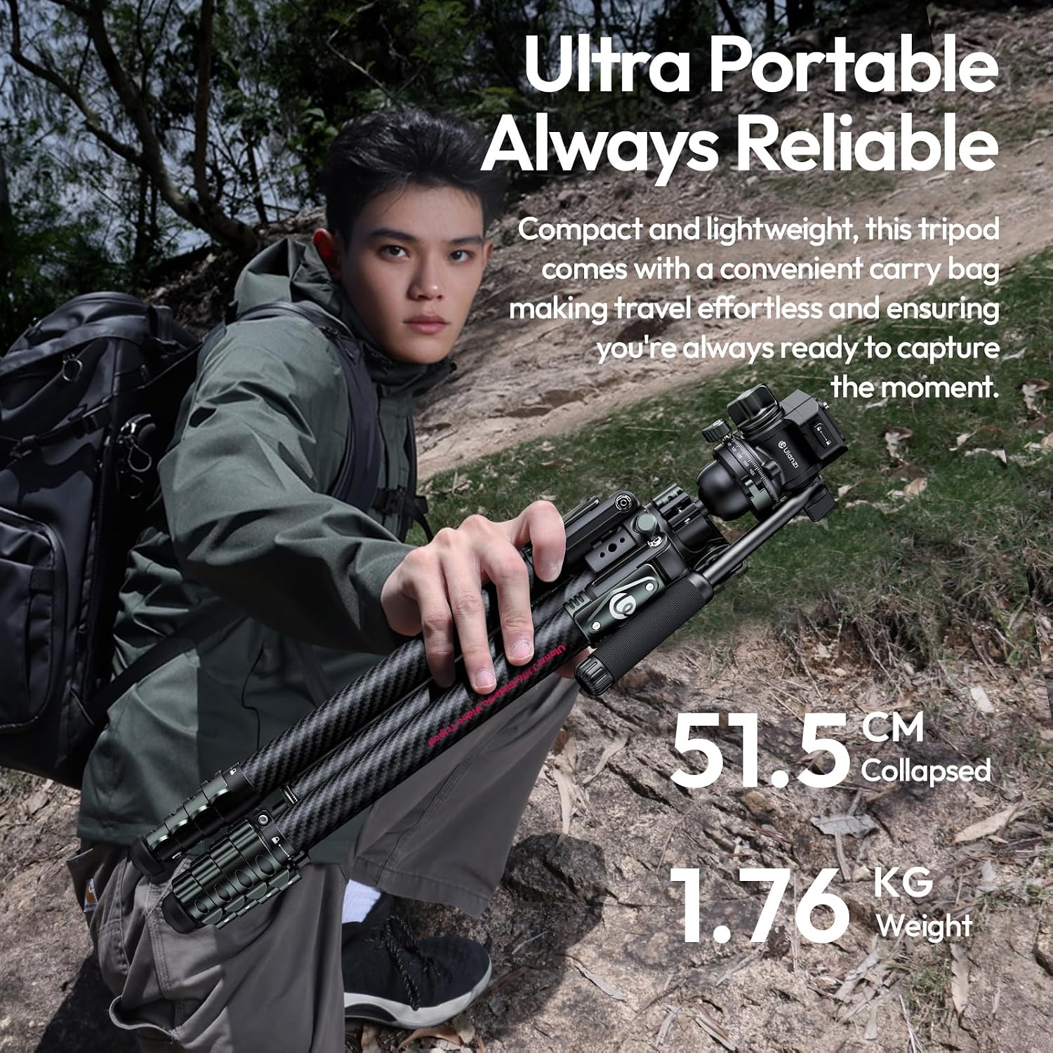 Detalle 2 de ULANZI JJ06 GlideGo Stativ 18 kg
