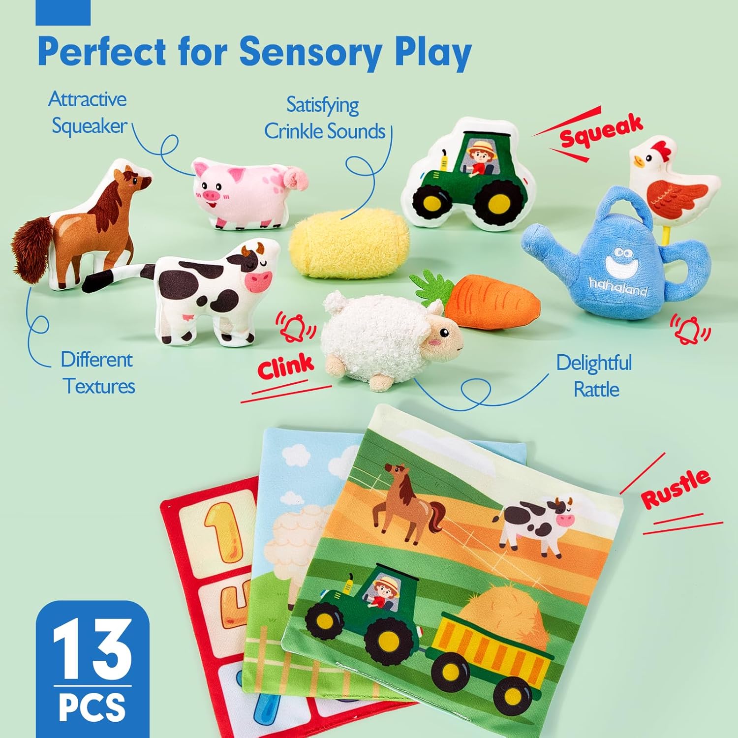 Thumbnail 4 de Hahaland Surprise Tissue Box – Baby Toys (6-12 Months): Montessori-Inspired Sensory Box for Early Learning