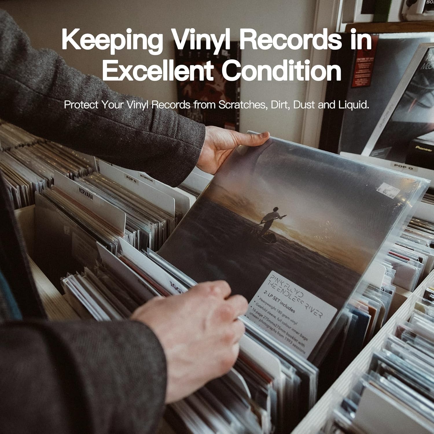 Thumbnail 4 de KMKOII 12 Zoll Schallplatten Hüllen 32,5×32,5 cm 📀