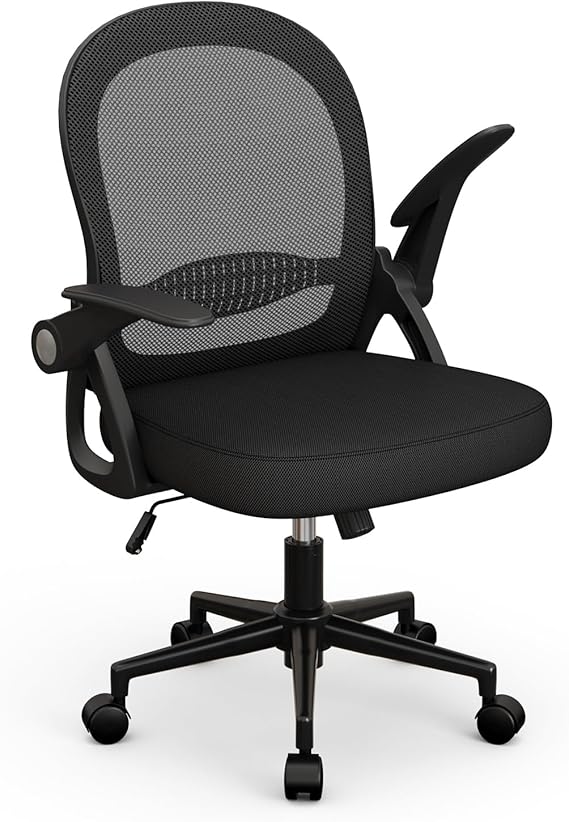 Detalle de Naspaluro Silla de Oficina Giratoria con Reposabrazos y Malla