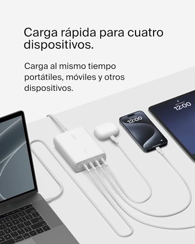 Thumbnail 1 de Belkin Cargador BoostCharge Pro USB-C 4 puertos 1,5 m