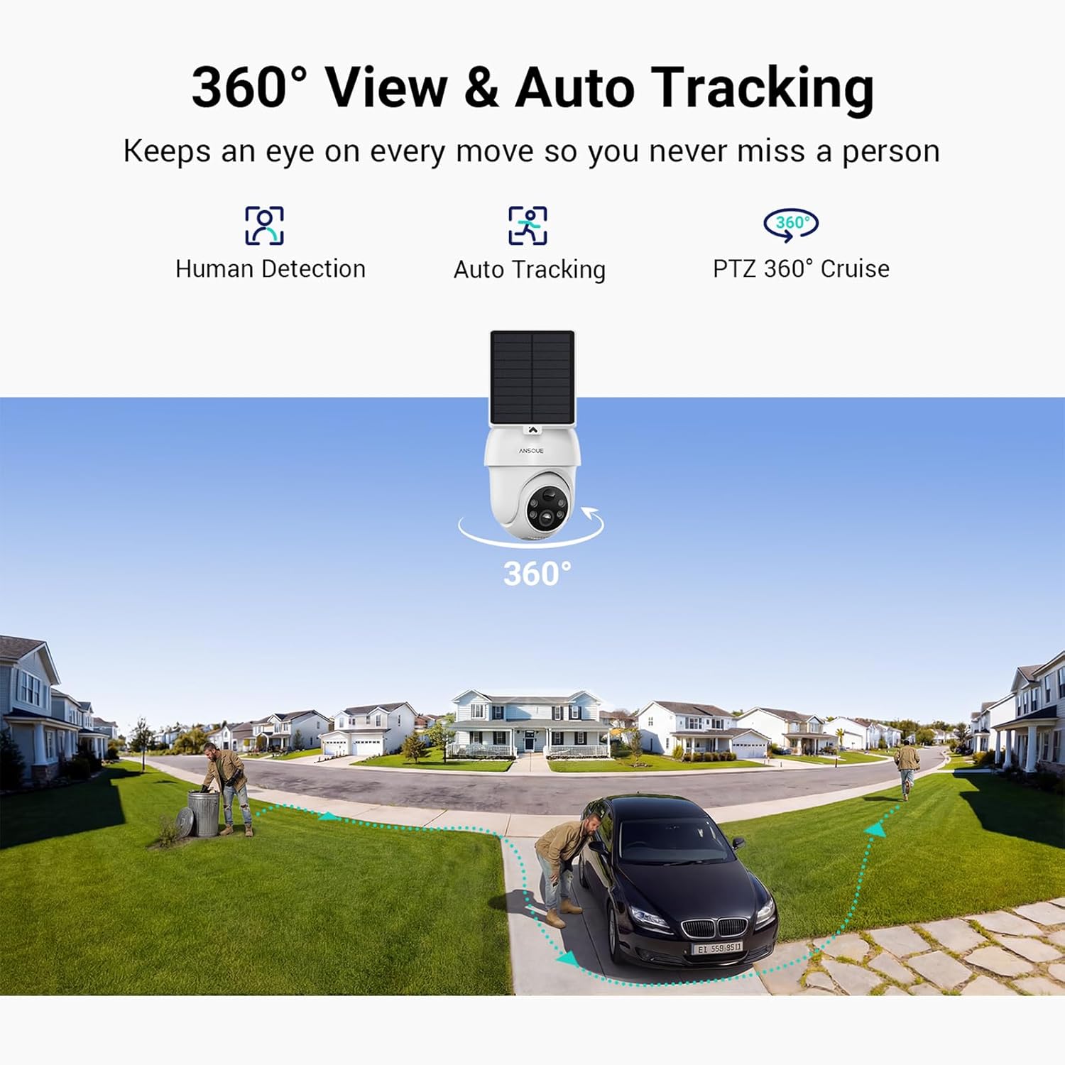 Thumbnail 2 de ANSQUE GU01 4-Camera Security Camera Kit