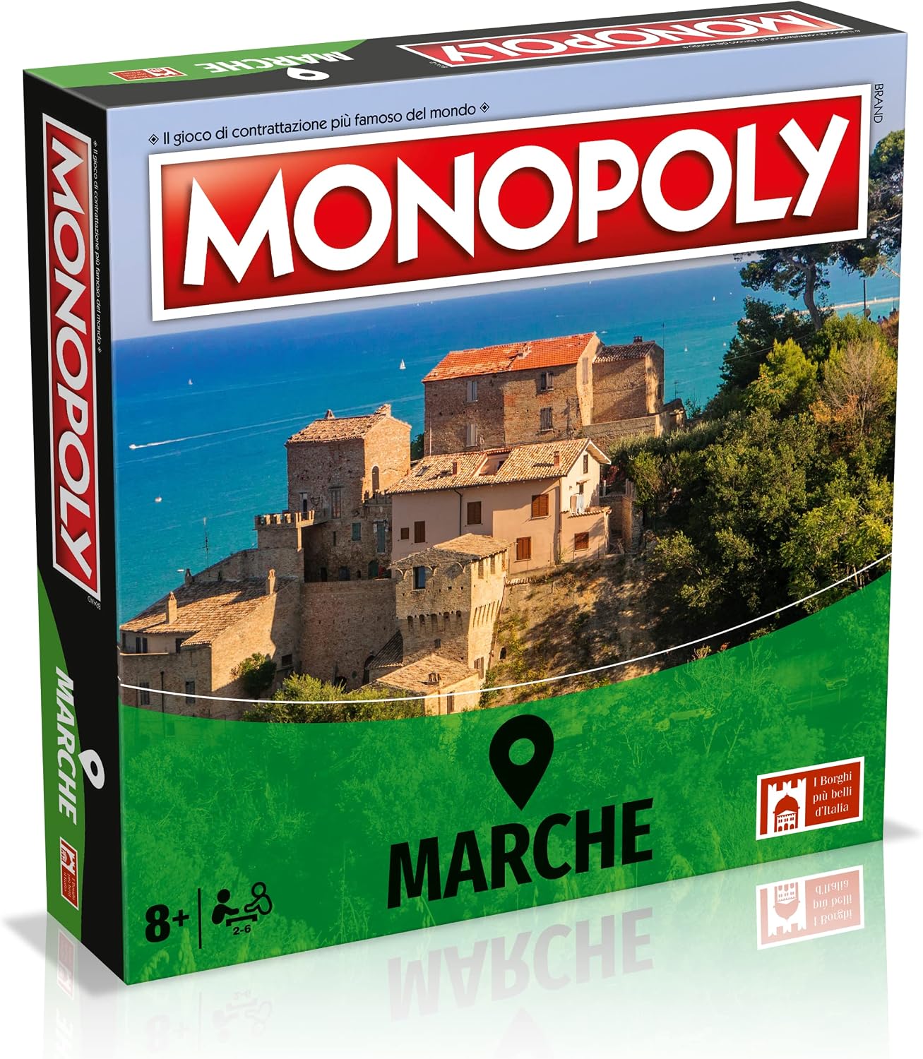 Thumbnail 1 de Winning Moves Monopoly - I BORGHI più Belli d'Italia - Marche