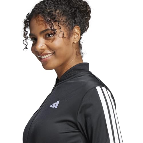 Detalle 2 de adidas Donna Essentials 3-Stripes Track Suit nera, taglia L