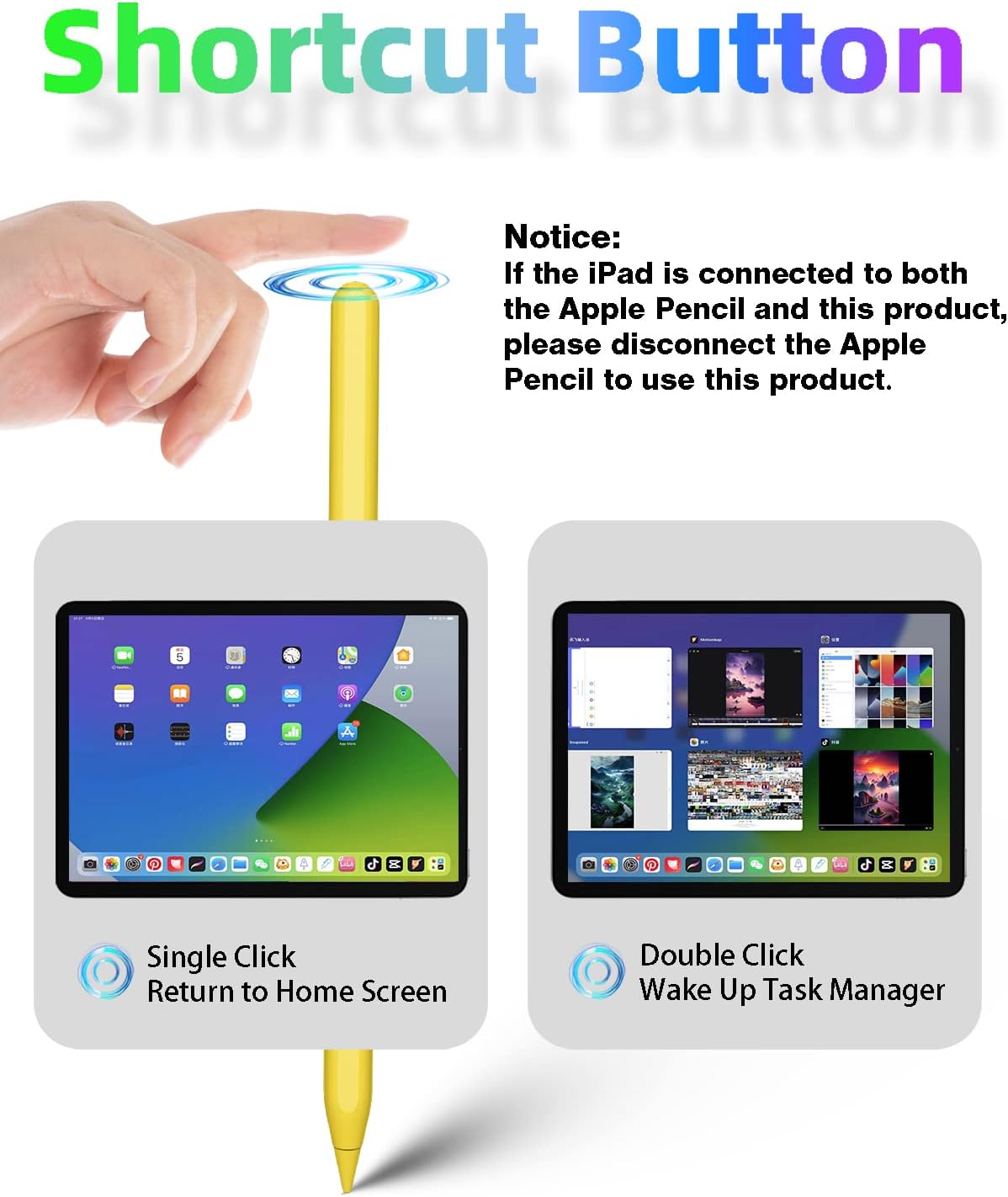 Thumbnail 3 de Gnanlen iPad Pencil 2nd Gen stylus for iPad Pro 11in