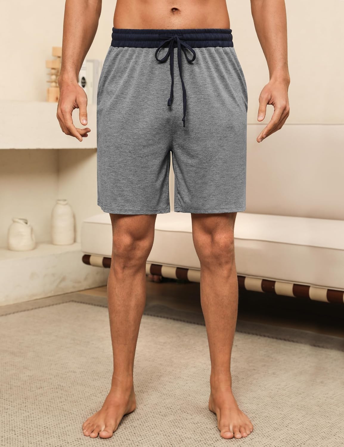 Detalle 2 de Nieery Schlafanzughose Herren 2er-Pack Baumwolle