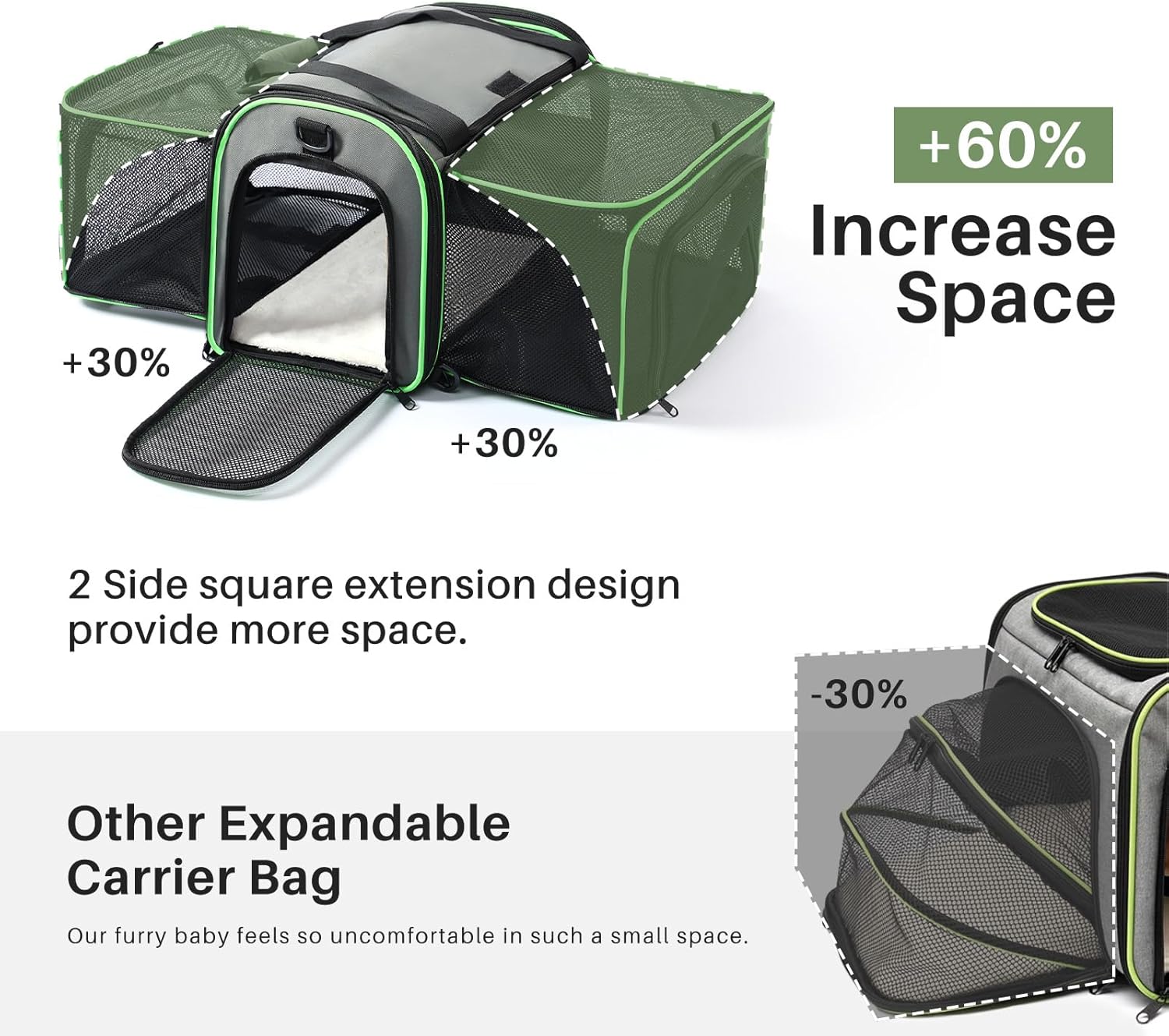 Thumbnail 5 de Gardner Pet Cat Carrier Airline Approved