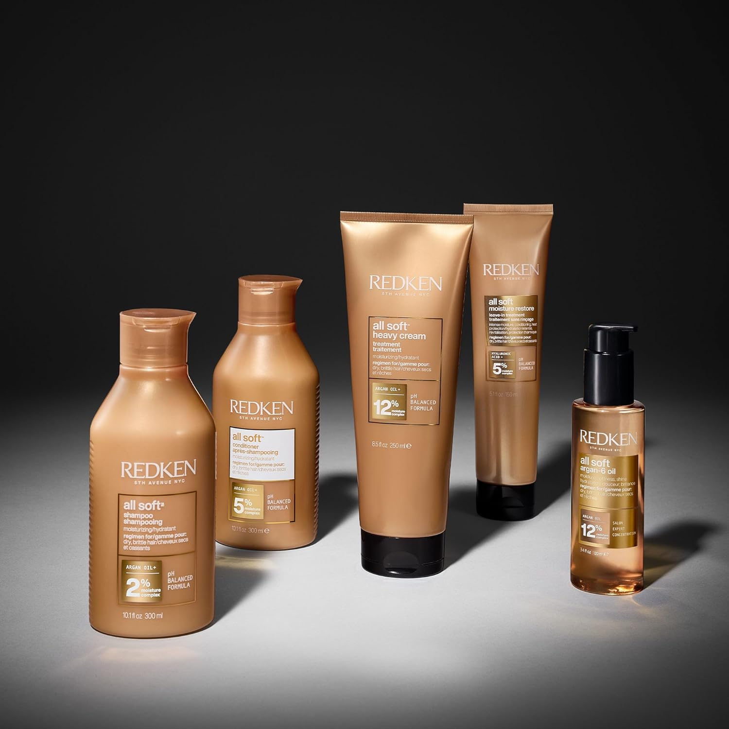 Thumbnail 6 de Redken All Soft Argan-6 Oil leave-in treatment for dry, coarse or damaged hair