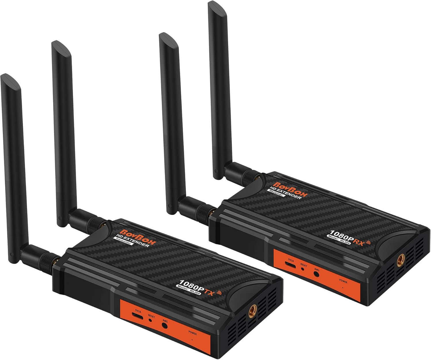 Detalle de Wireless HDMI Transmitter and Receiver 1080P Full HD with 820ft Range, Loop-Out, and IR Remote