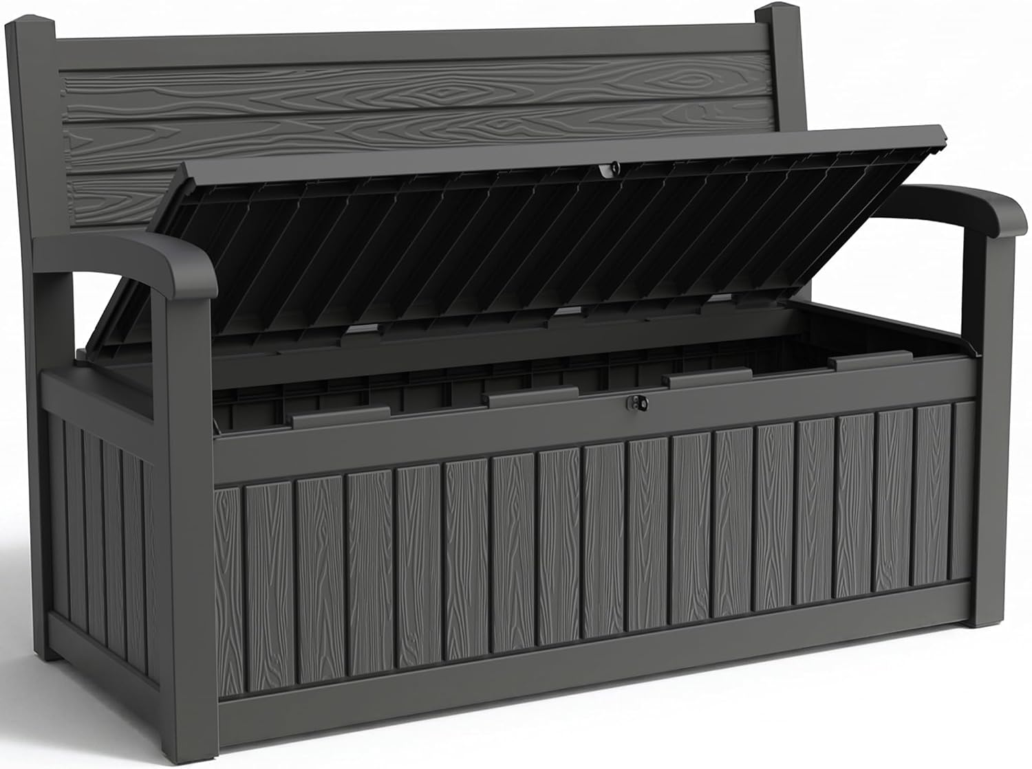 Detalle de KFY Outdoor Storage Bench, 120 Gallon