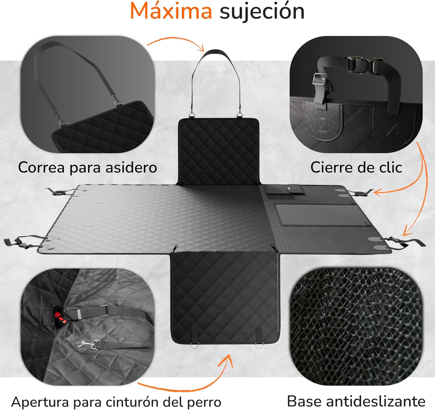 Detalle 2 de Upgrade4cars Manta Perro Asiento Trasero