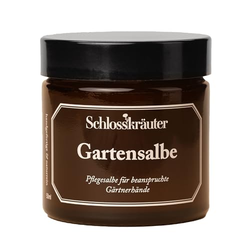 Detalle de Schlosskräuter Gartensalbe Handcreme 50ml – Natürliche Pflege für strapazierte Gartenhände