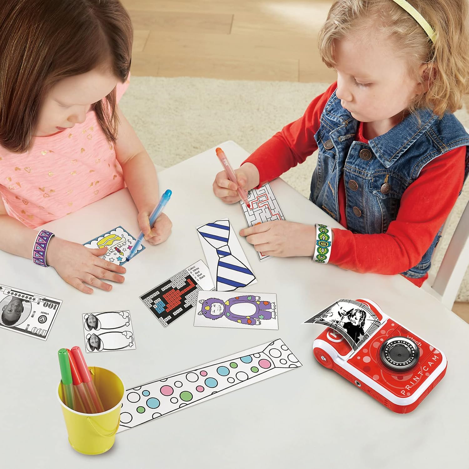 Detalle de VTech KidiZoom Print Cam – Digitale Sofortbild-Kinderkamera mit Thermodruck
