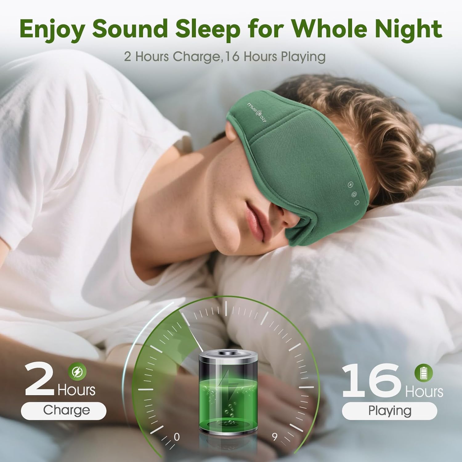 Thumbnail 4 de MUSICOZY Sleep Mask Headphones review: 3D bamboo eye mask with Bluetooth 5.4 for restful travel