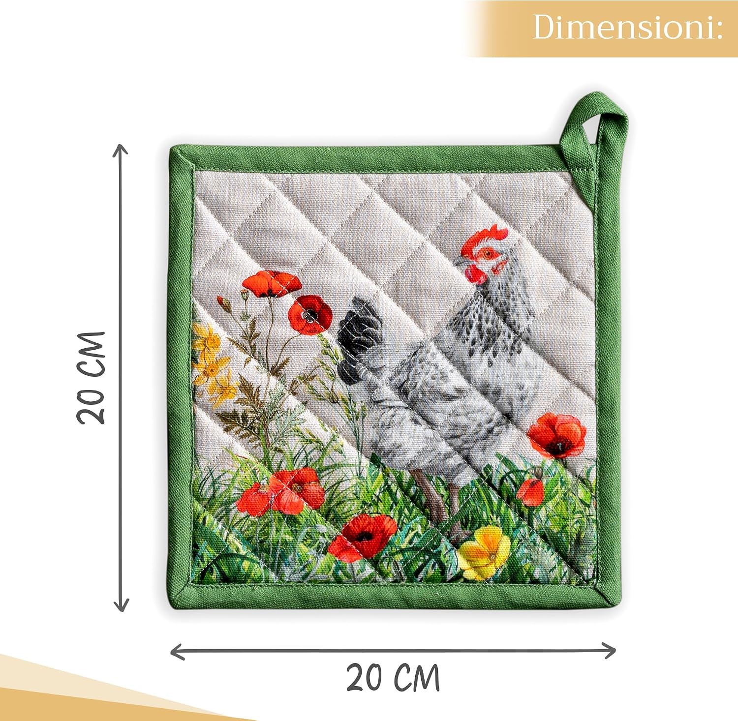 Detalle 2 de Maison d'Hermine presine 20 x 20 cm, set da 2