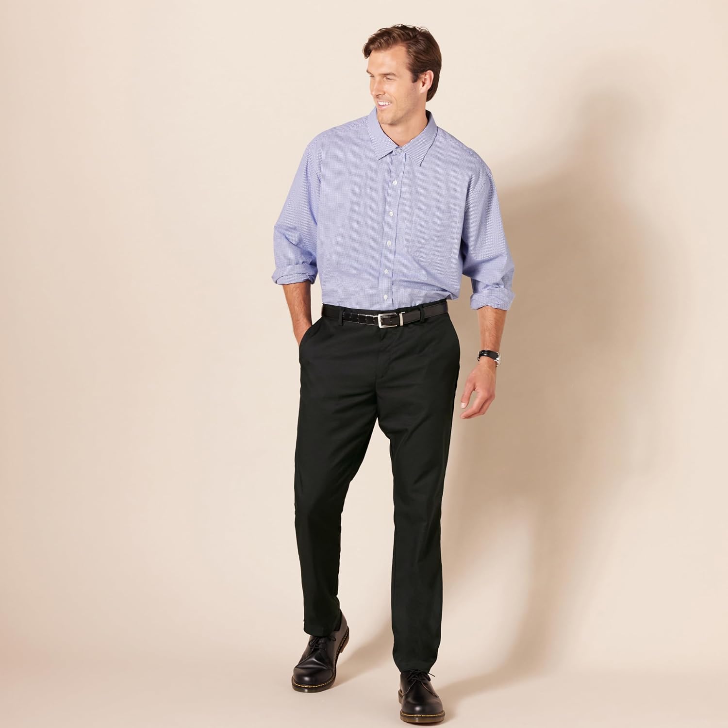 Thumbnail 6 de Amazon Essentials Men's Slim Fit Flat-Front Dress Trousers