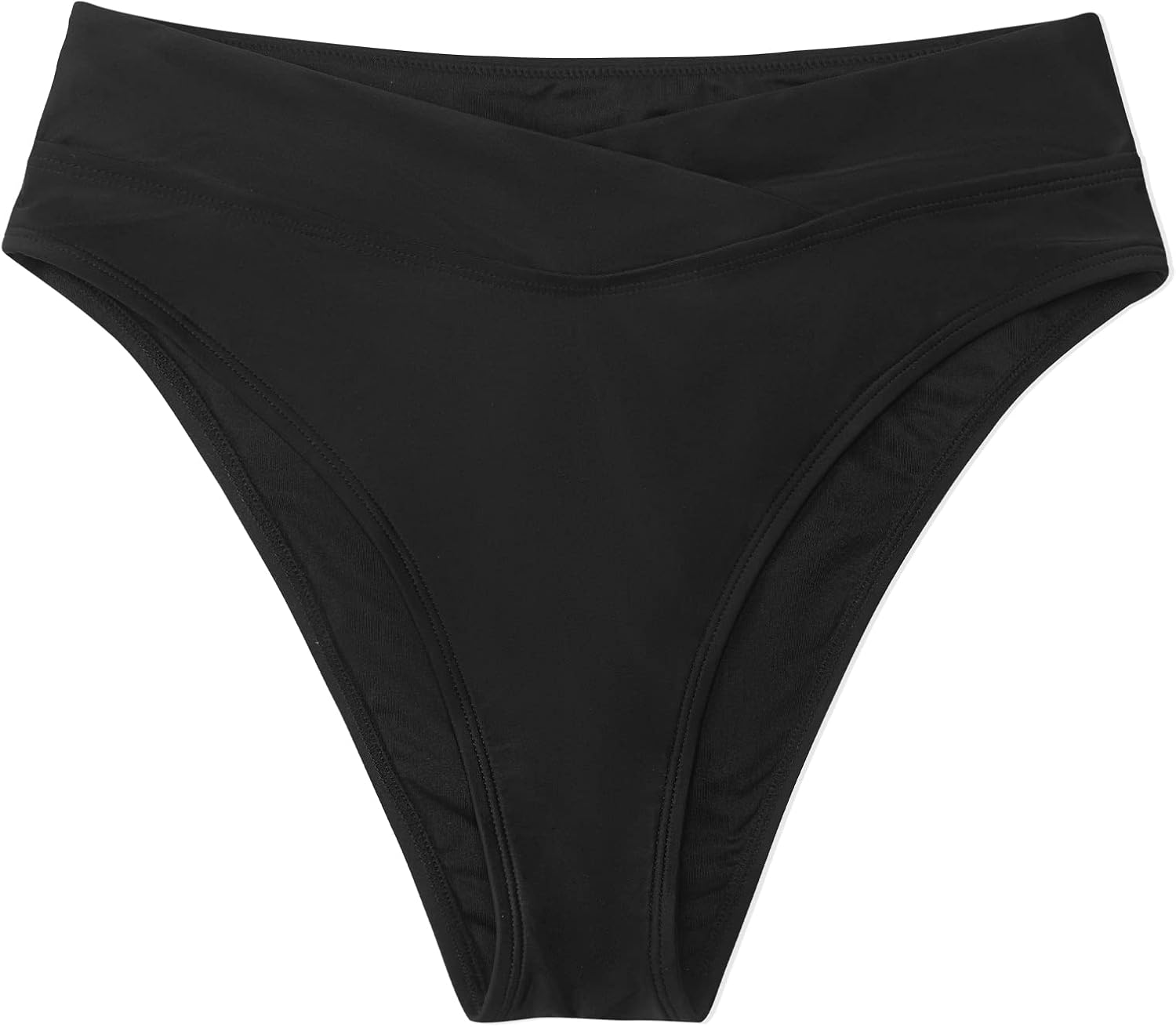 Thumbnail 5 de CUPSHE Bikini noir taille haute Cheeky