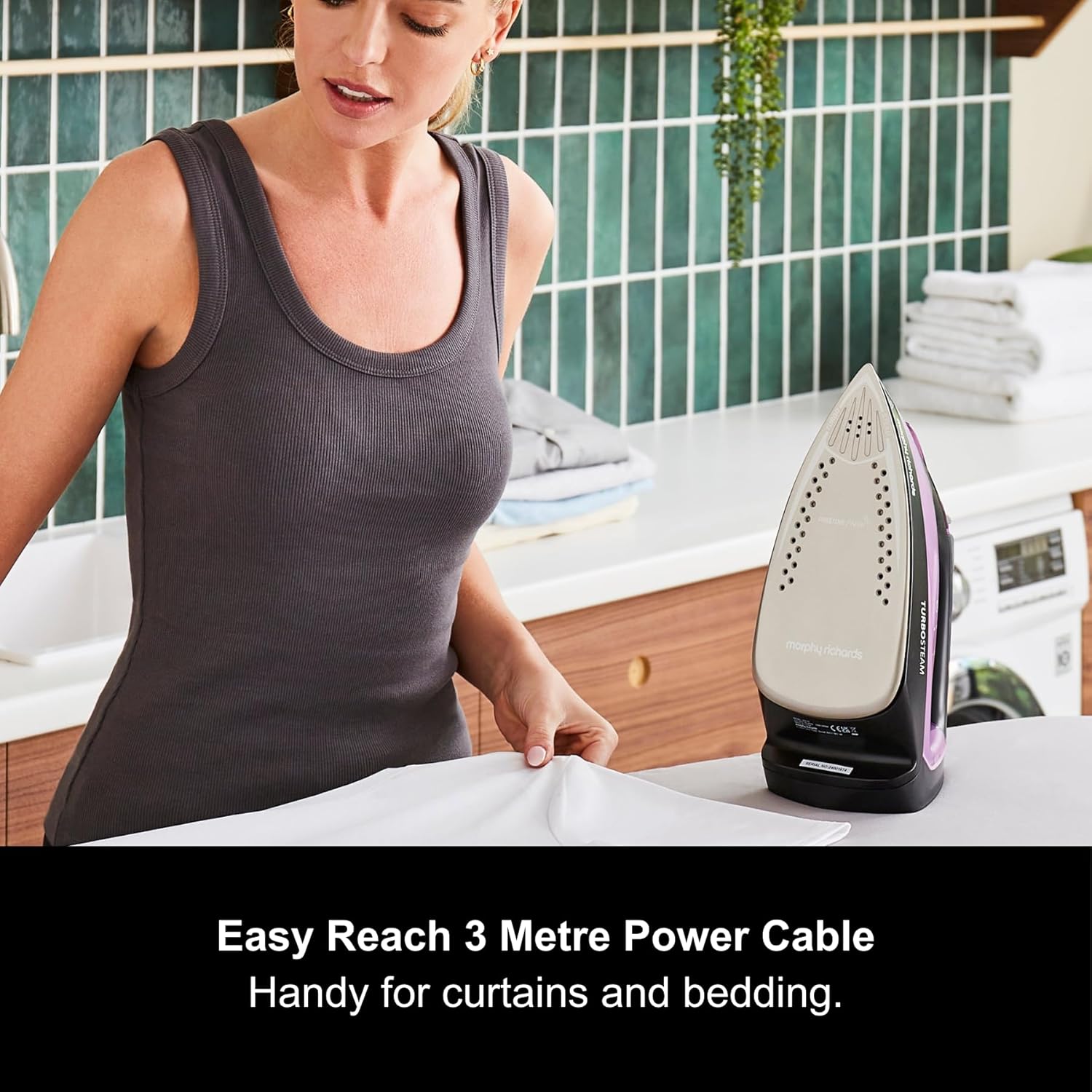 Thumbnail 3 de Morphy Richards Turbosteam Steam Iron 2800W
