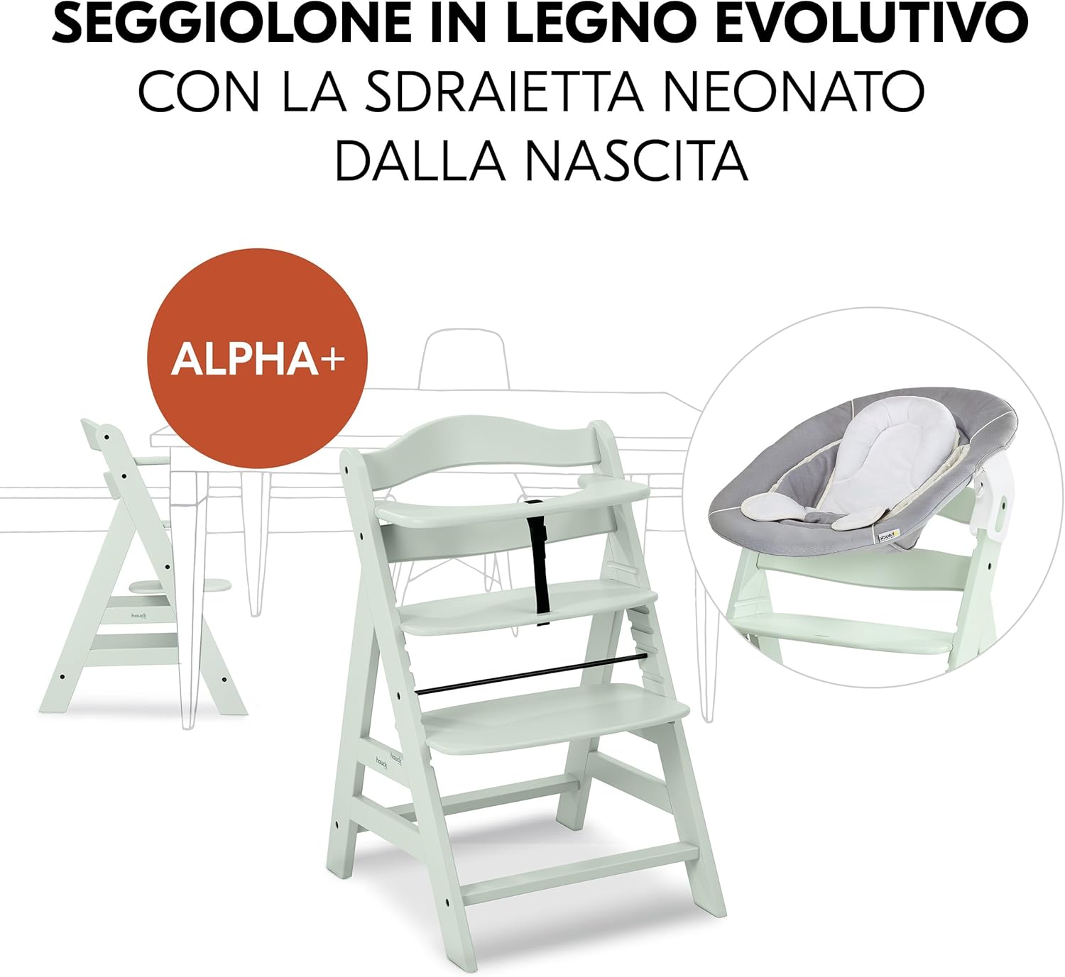 Thumbnail 2 de hauck Alpha Plus seggiolone evolutivo 90 kg