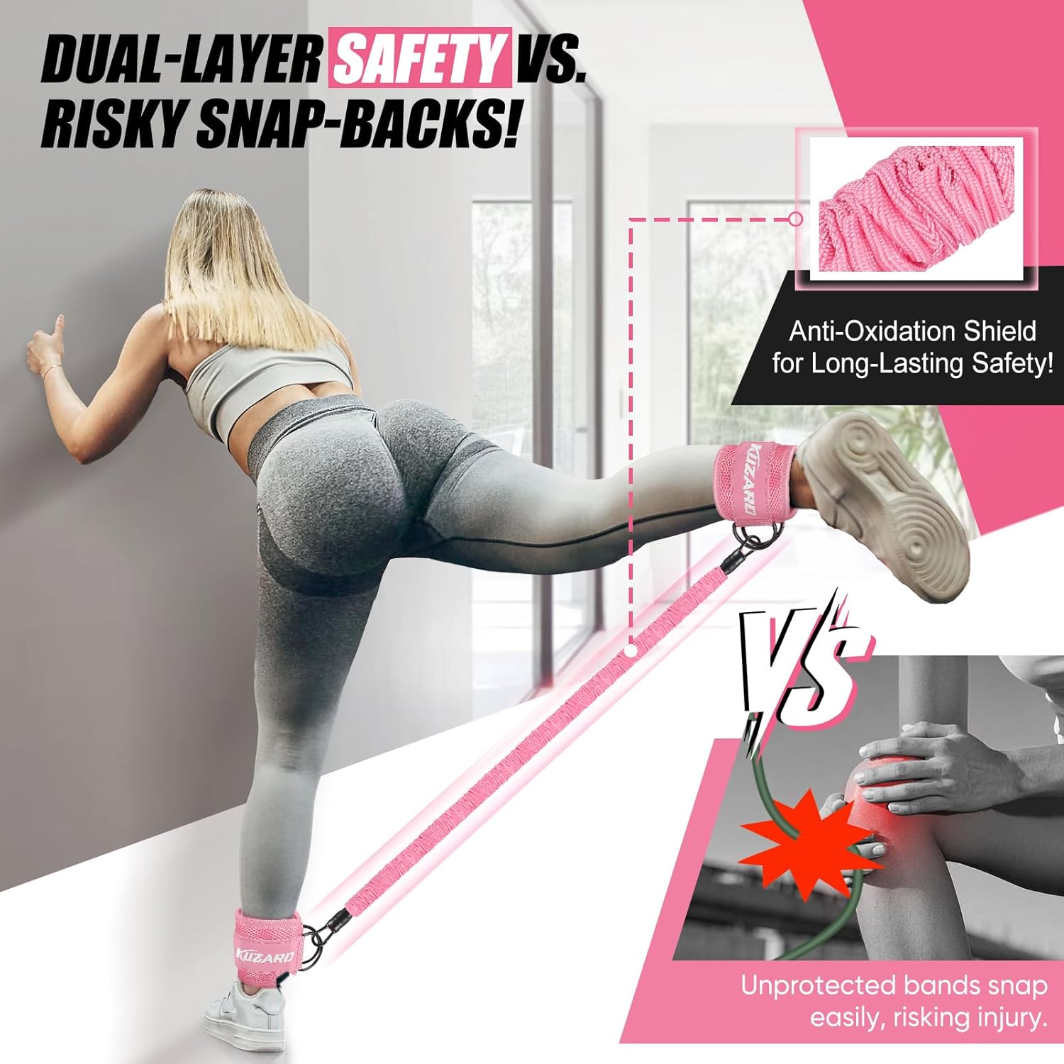 Thumbnail 1 de KUZARO Resistance Bands Set for Glutes and Legs