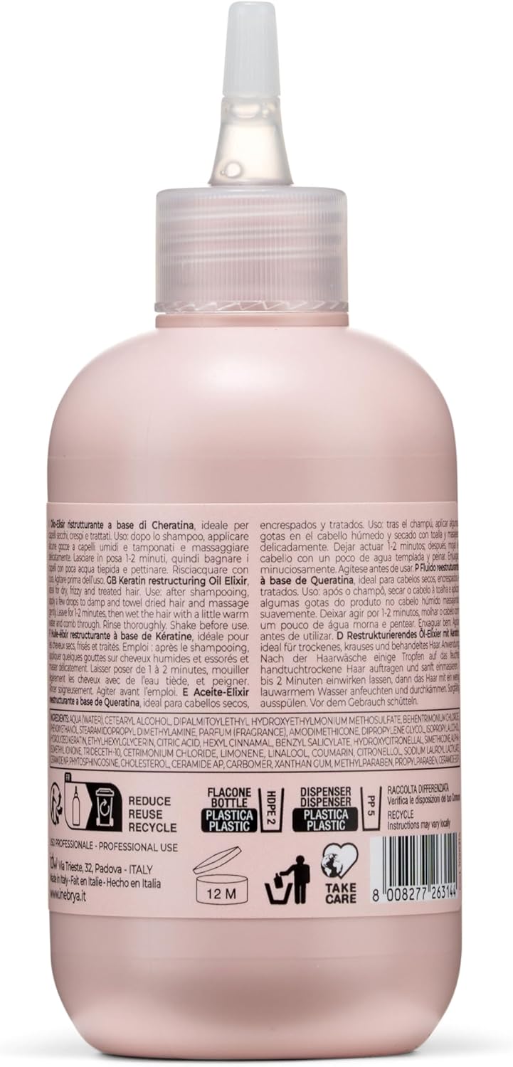 Detalle 2 de Inebrya Ice Cream Keratin Oil 200 ml 💇♀