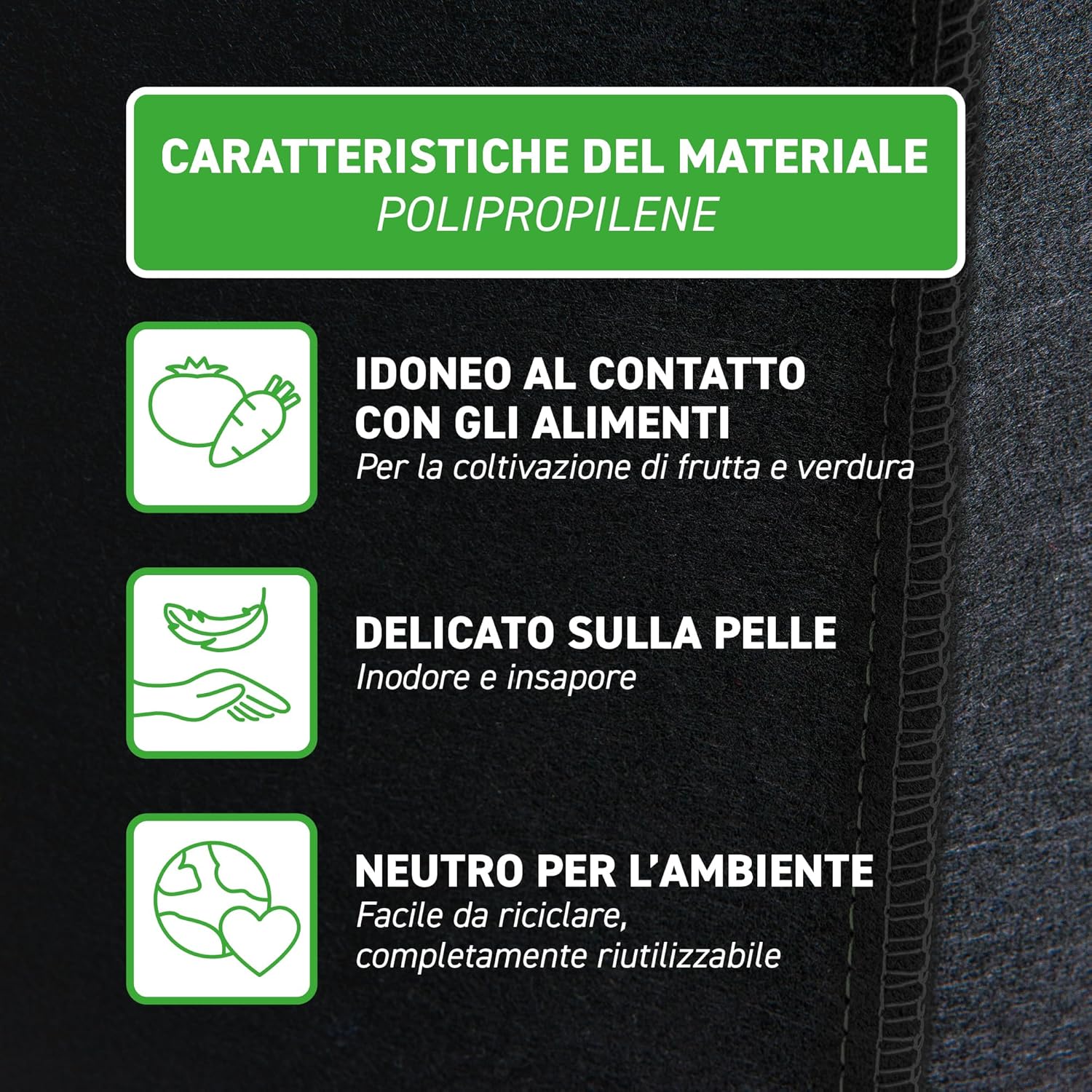 Thumbnail 3 de GardenMate set da 1 sacco per piante in tessuto non tessuto da 400 L, Ø 130 cm e altezza 30 cm per orto rialzato