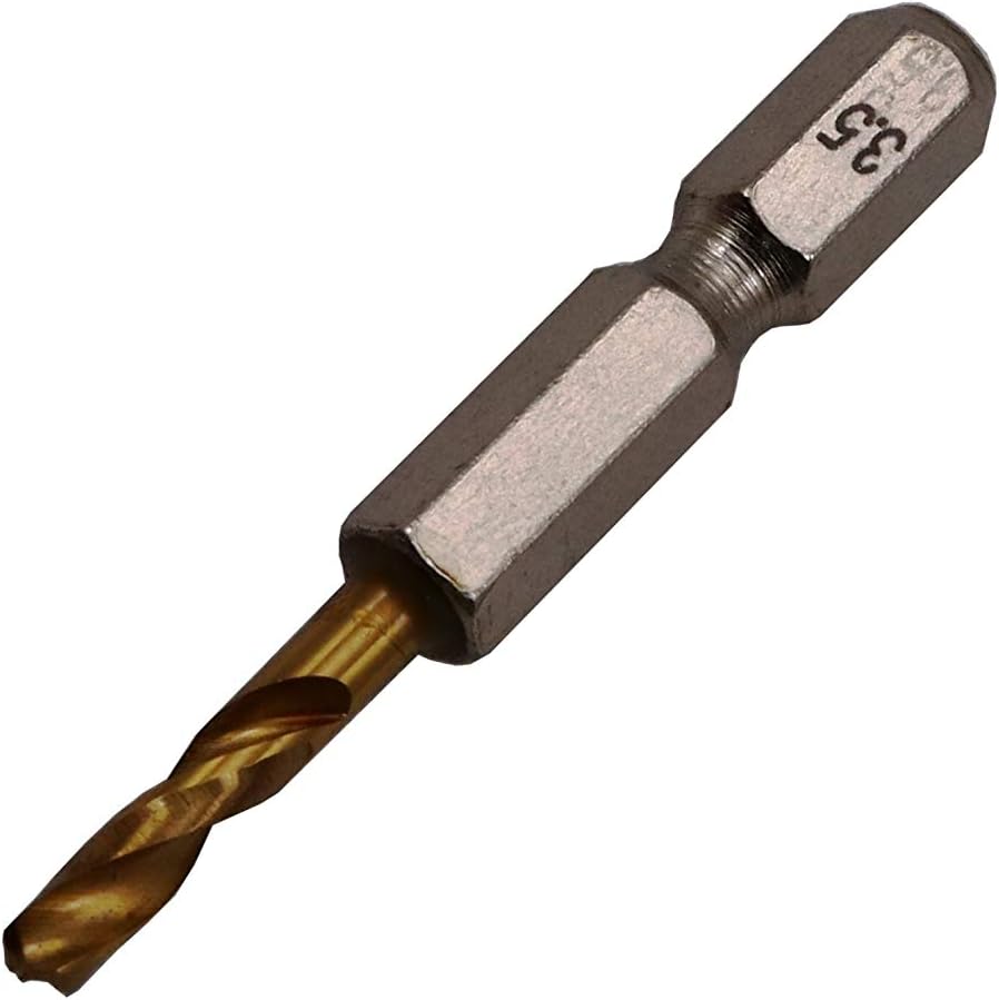 Thumbnail 1 de イチネンアクセス RELIEF 26845 鉄工ドリル 3.5mm 六角軸ショート・2本組
