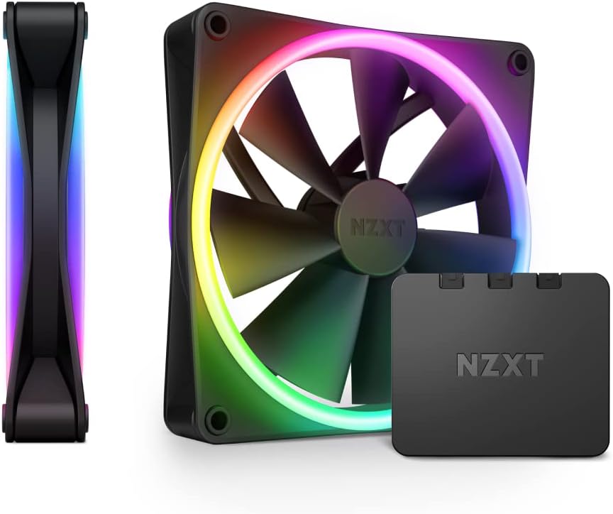 NZXT F140 RGB Duo, 2 ventilateurs 140 mm ⚙