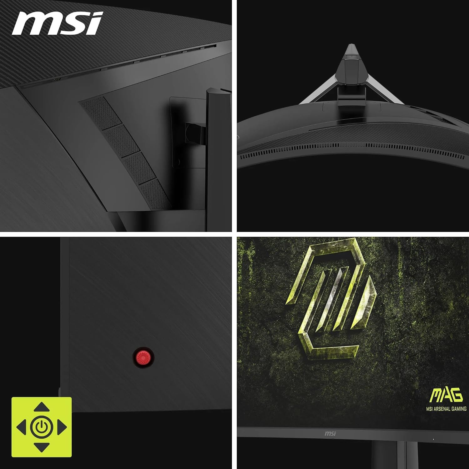 Thumbnail 4 de MSI MAG 325CQPF E18 32-Inch WQHD 1000R Gaming Monitor