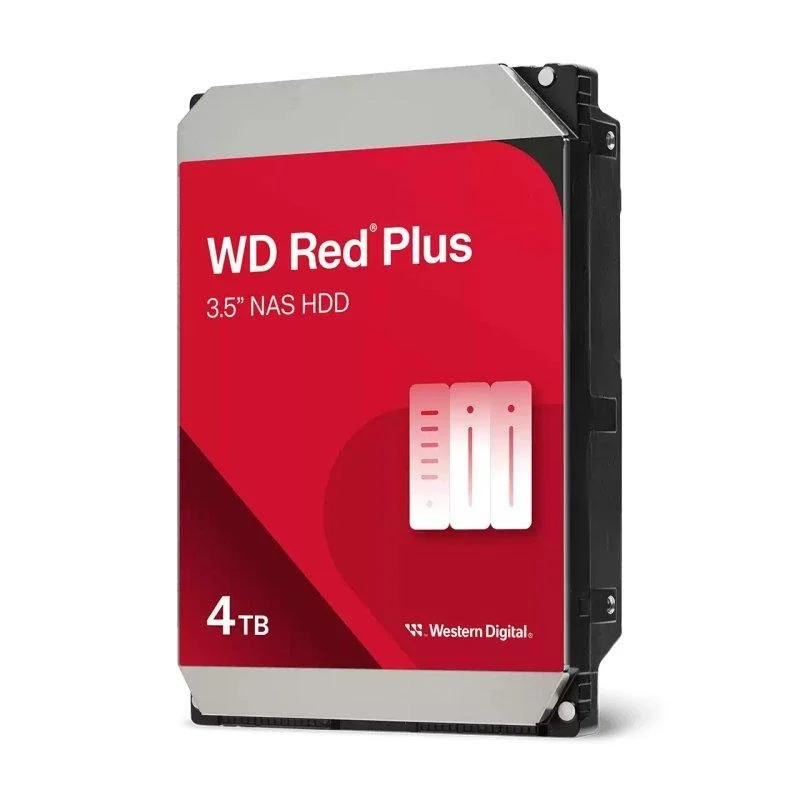 Detalle de Disco Duro Western Digital Red Plus 4TB para NAS — 5400 rpm, SATA III
